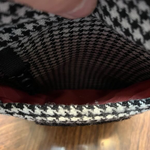 Kavu Keeper Crossbody Shoulder Bag Black Red Houndstooth Limited Edition Alabama - Picture 8 of 11